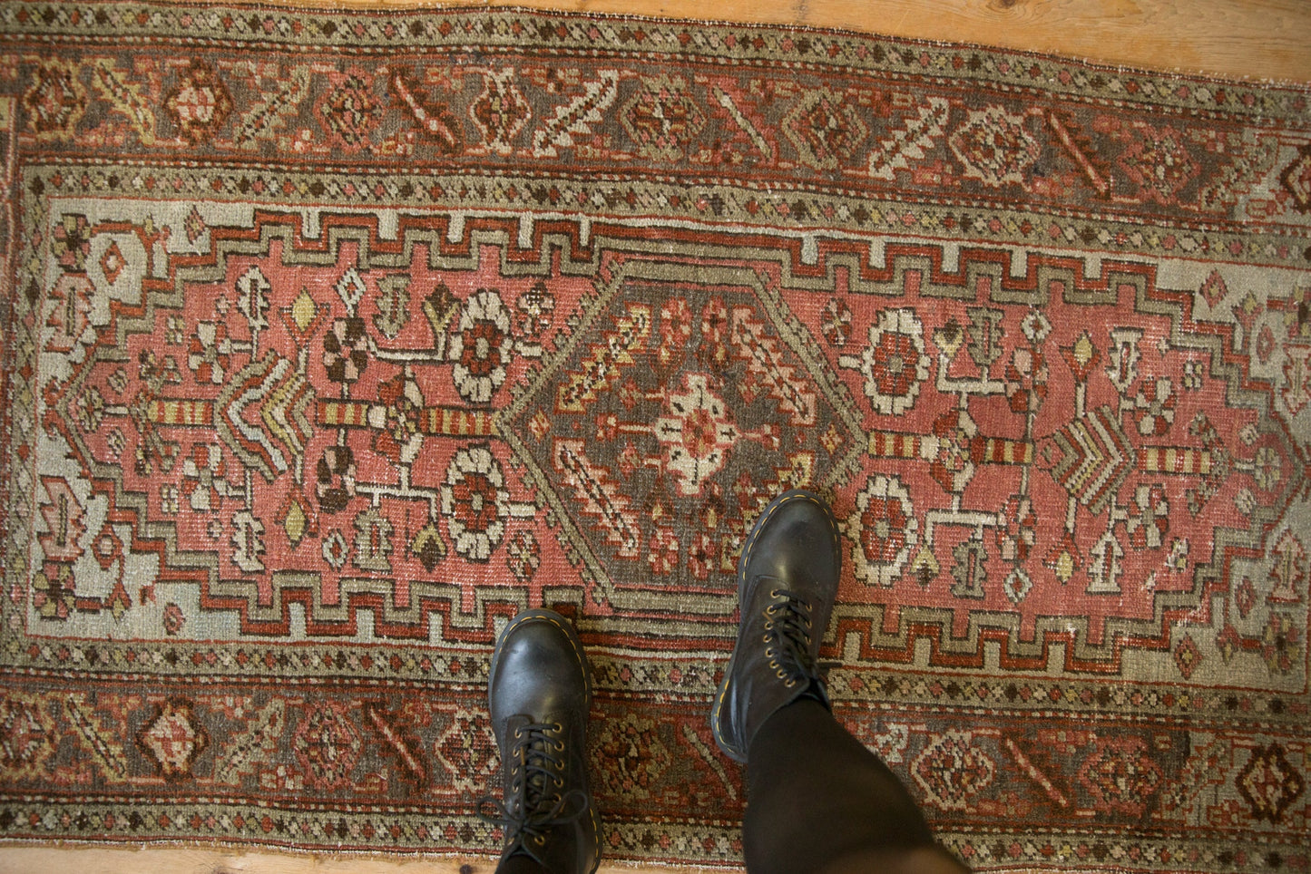 3x5.5 Vintage Distressed Heriz Rug