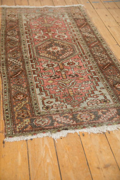 3x5.5 Vintage Distressed Heriz Rug