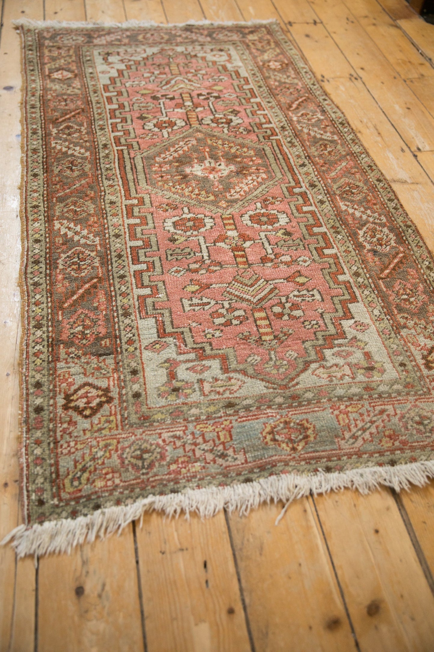 3x5.5 Vintage Distressed Heriz Rug