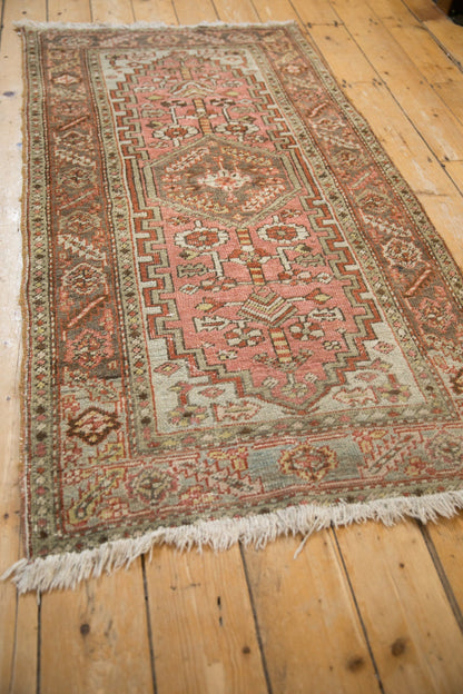 3x5.5 Vintage Distressed Heriz Rug