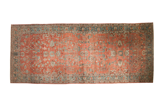 7x17 Vintage Distressed Bibikabad Carpet