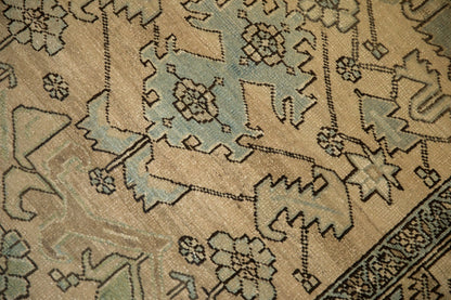 3.5x14.5 Vintage Distressed Heriz Rug Runner