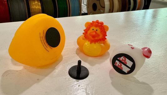 Peg Stands for Rubber Ducks on Jeep Dash, Mount Anywhere, 10 Pack