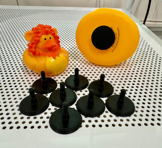 Peg Stands for Rubber Ducks on Jeep Dash, Mount Anywhere, 10 Pack