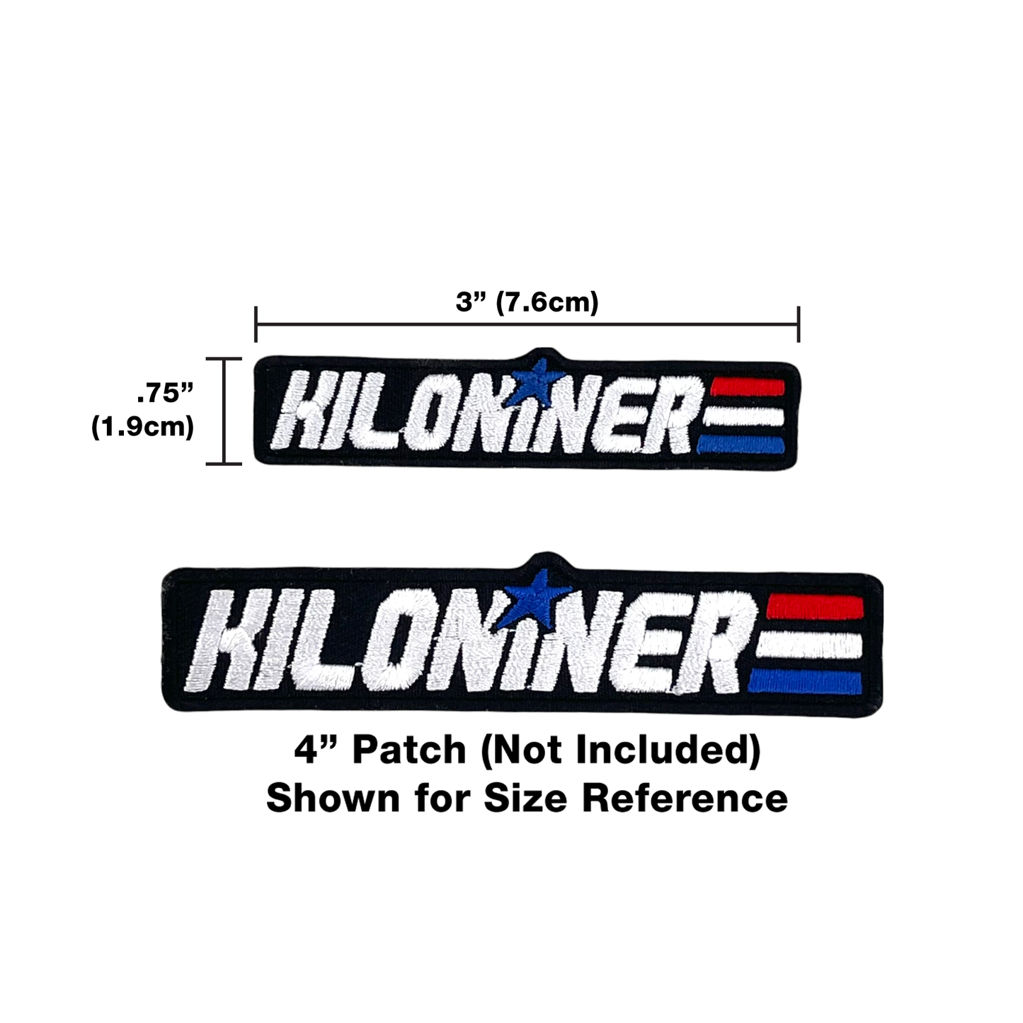 MINI KILONINER STARS & STRIPES Morale Patch