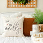 Love You Madly Valentine's Day Pillow Cover 18x18