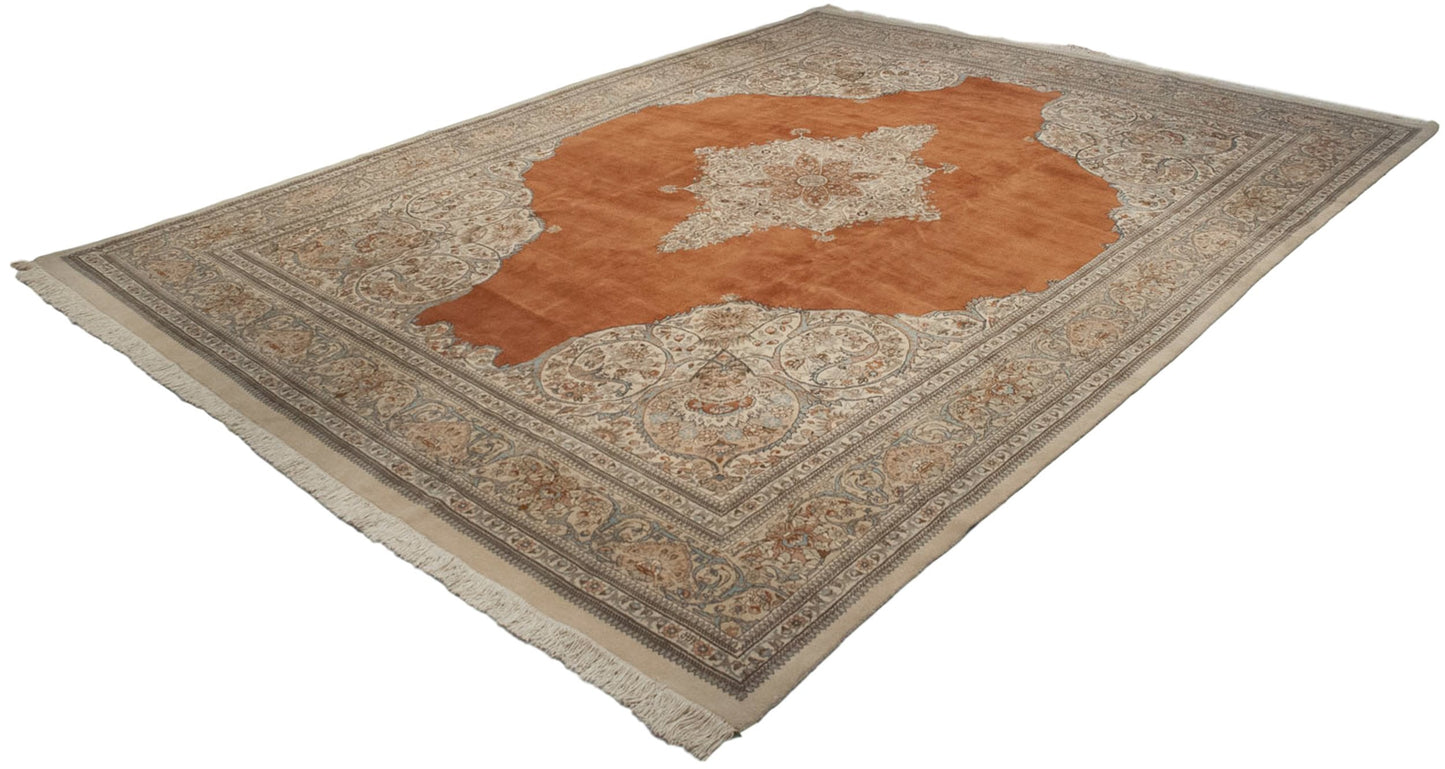 12.5x17.5 Vintage Tabriz Carpet