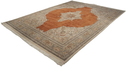 12.5x17.5 Vintage Tabriz Carpet
