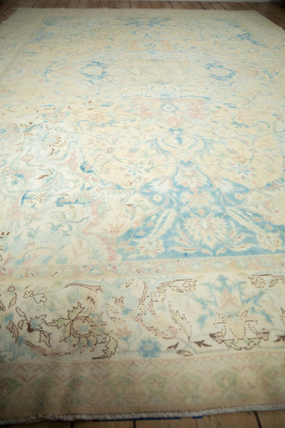 10x14 Vintage Distressed Bulgarian Polonaise Design Carpet