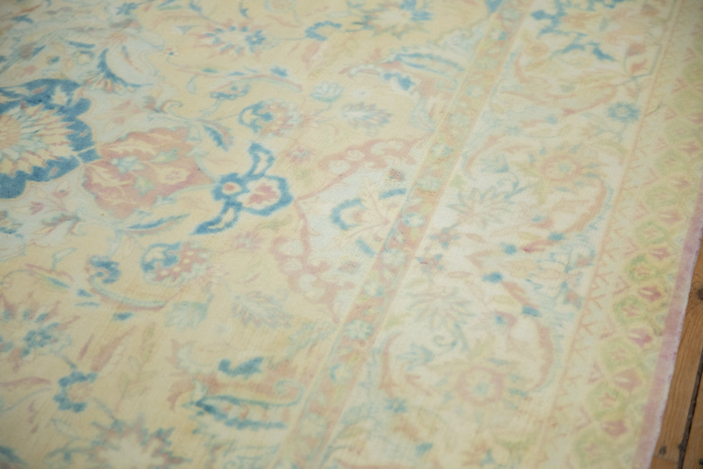 10x14 Vintage Distressed Bulgarian Polonaise Design Carpet