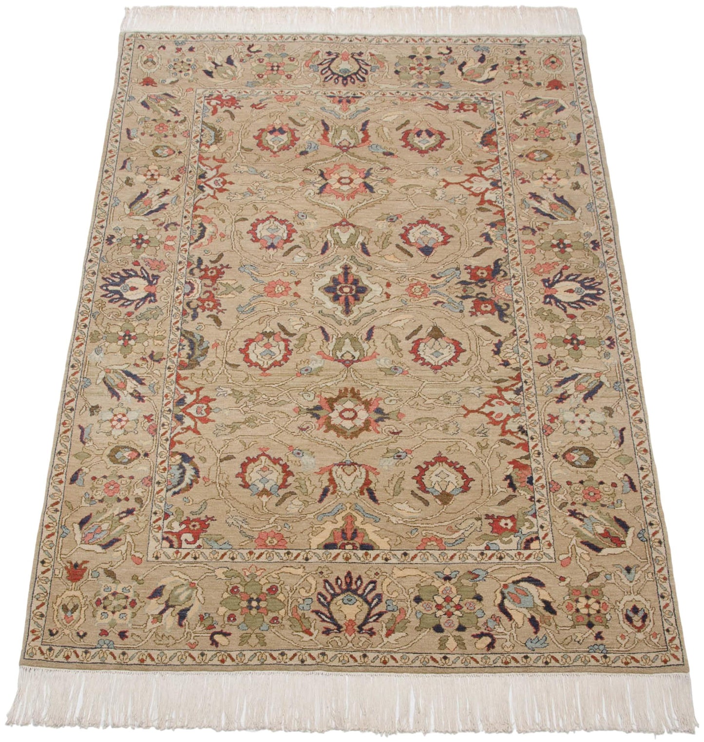 6x9 Vintage Armenian Sultanabad Design Carpet