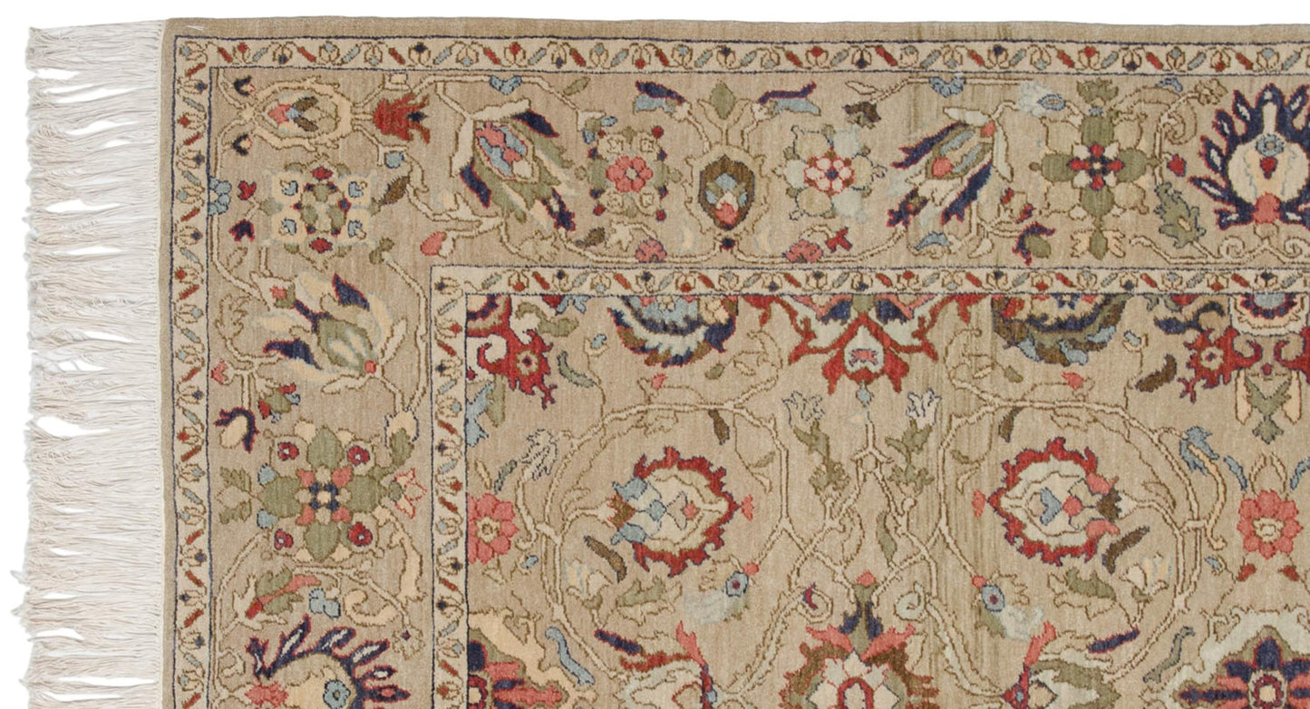 6x9 Vintage Armenian Sultanabad Design Carpet