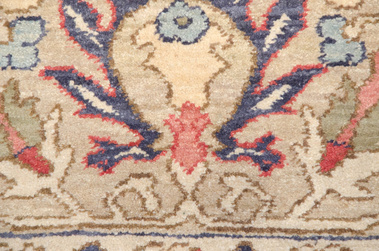 6x9 Vintage Armenian Sultanabad Design Carpet