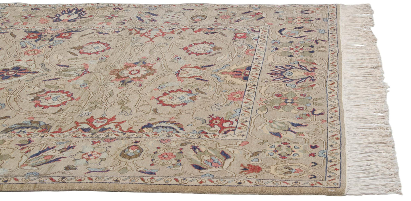 6x9 Vintage Armenian Sultanabad Design Carpet
