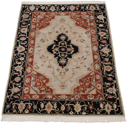 6x9 Vintage Armenian Serapi Design Carpet