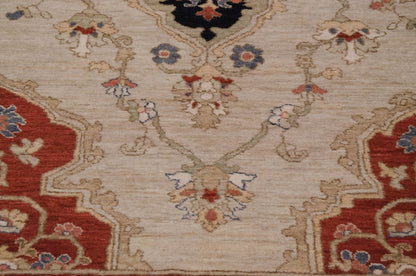 6x9 Vintage Armenian Serapi Design Carpet