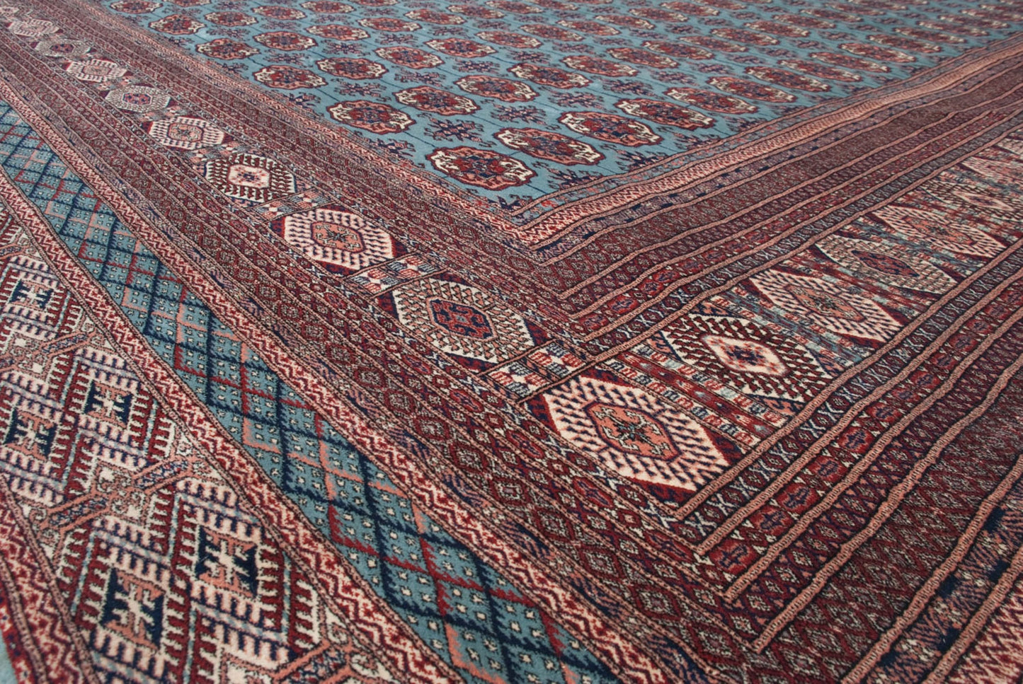 12x17.5 Vintage Fine Bokhara Carpet
