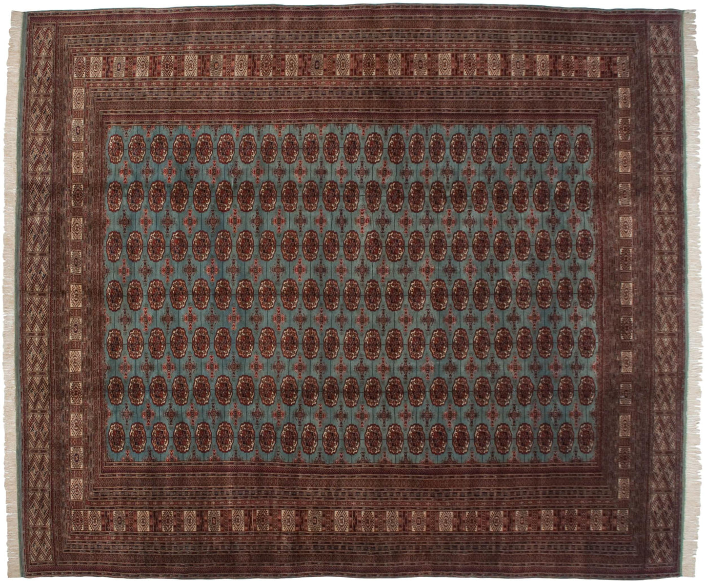 12x14.5 Vintage Fine Bokhara Carpet