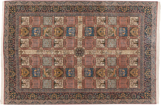 12x17.5 Vintage Bulgarian Kerman Design Carpet