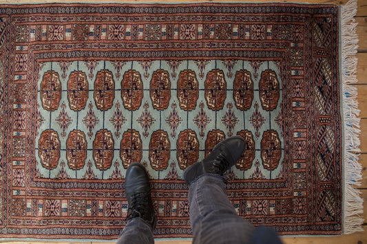 3x5 Vintage Fine Bokhara Rug