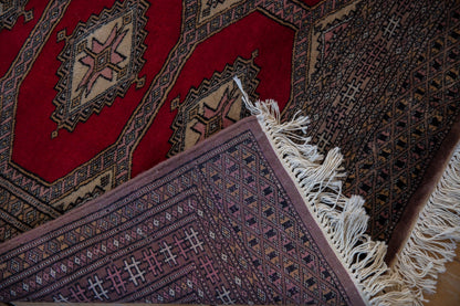 4x6 Vintage Fine Pakistani Turkmen Design Rug
