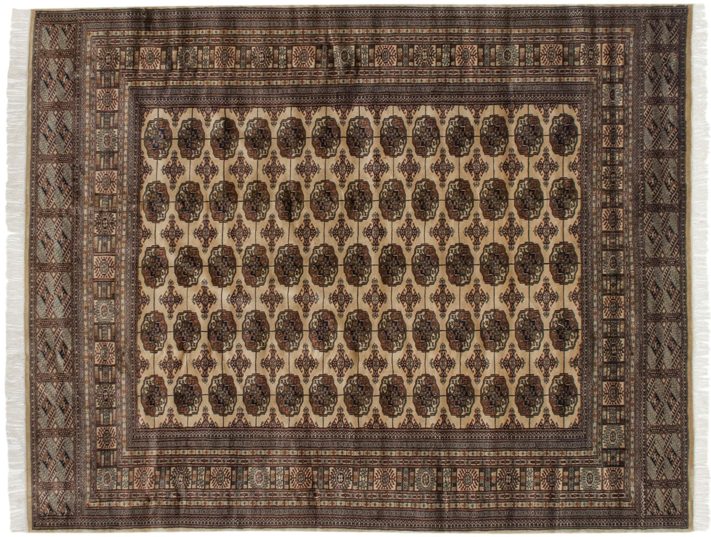 8x10 Vintage Fine Bokhara Carpet
