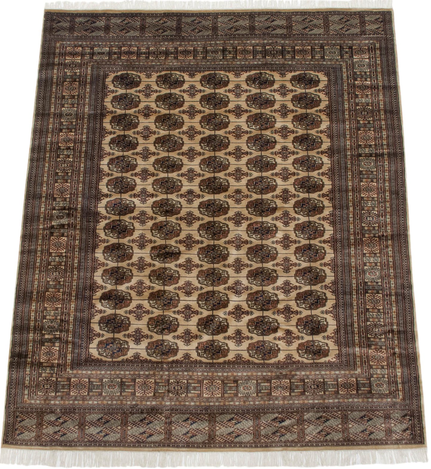 8x10 Vintage Fine Bokhara Carpet