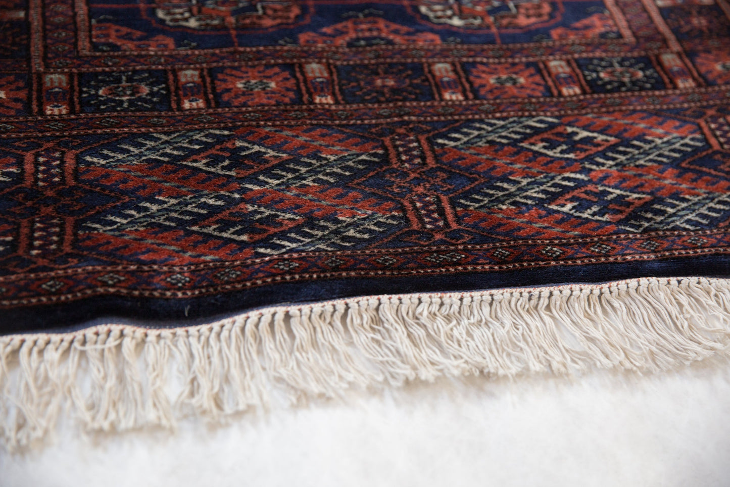 2.5x12 Vintage Fine Bokhara Rug Runner