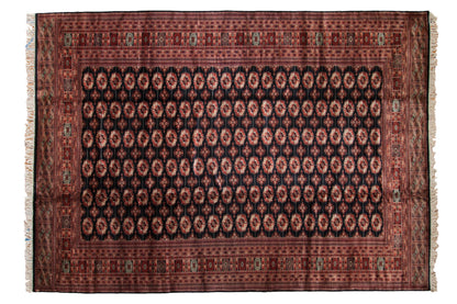 10x14 Vintage Fine Bokhara Carpet