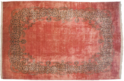 12x17.5 Vintage Fine Kerman Carpet