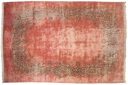 12x17.5 Vintage Fine Kerman Carpet