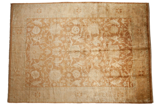 RESERVED 10x14 Vintage Gold Wash Indian Oushak Design Carpet