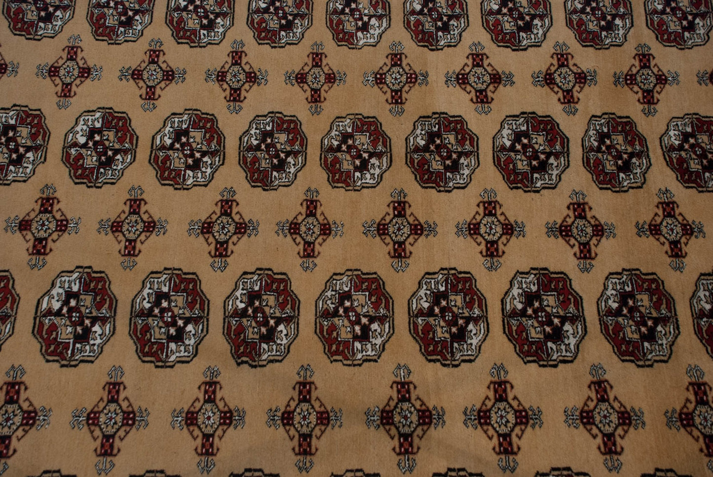 10x14.5 Vintage Bokhara Carpet