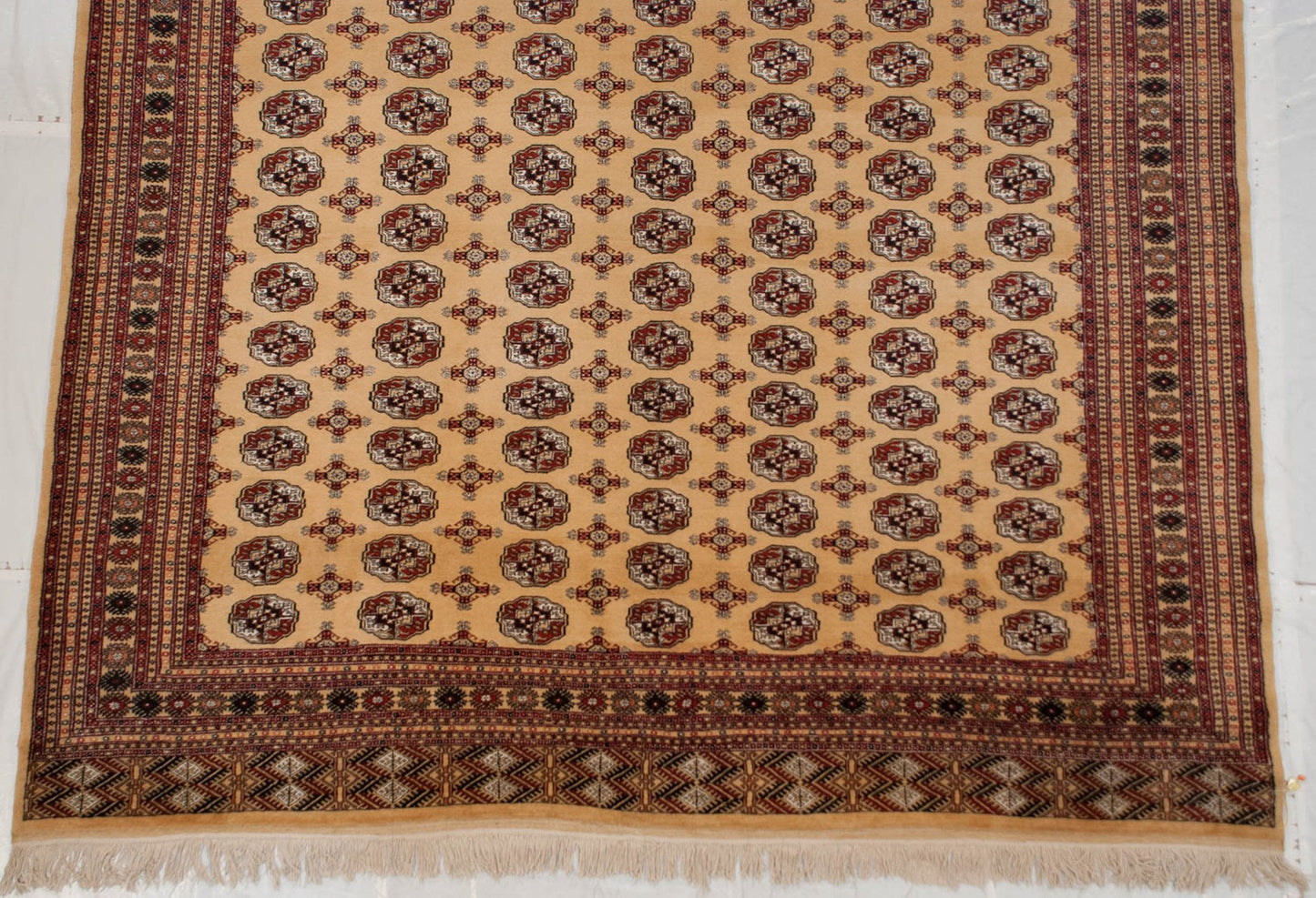 10x14.5 Vintage Bokhara Carpet