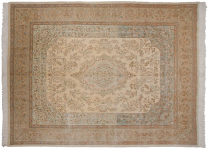10.5x13.5 Vintage Tabriz Carpet