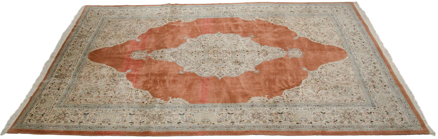 9.5x14.5 Vintage Tabriz Carpet