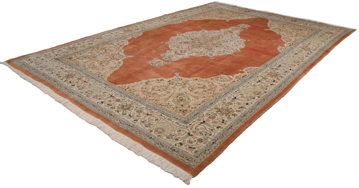 9.5x14.5 Vintage Tabriz Carpet