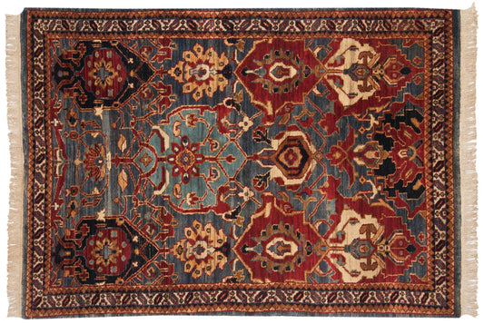 4x6 Vintage Agra Rug