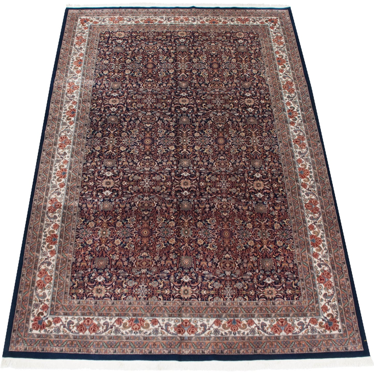 11.5x18 Vintage Indian Bijar Design Carpet