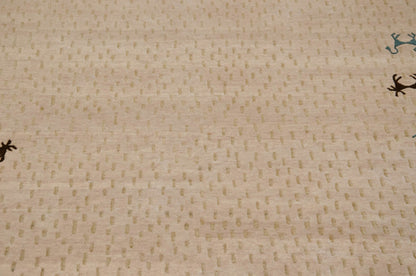 6x9 New Indian Folk Art Design Carpet