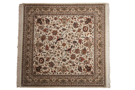 8x8 New Indian Isfahan Design Square Carpet