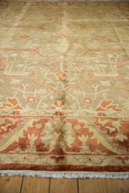 8.5x11.5 New Gold Wash Indian Oushak Design Carpet