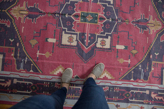 6x9 Vintage Stone Wash Dhurrie Carpet