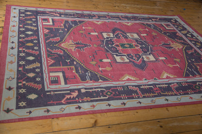 6x9 Vintage Stone Wash Dhurrie Carpet