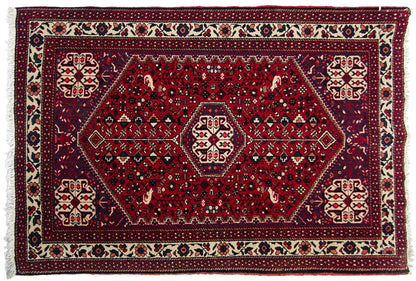 3.5x5 Vintage Abadeh Rug