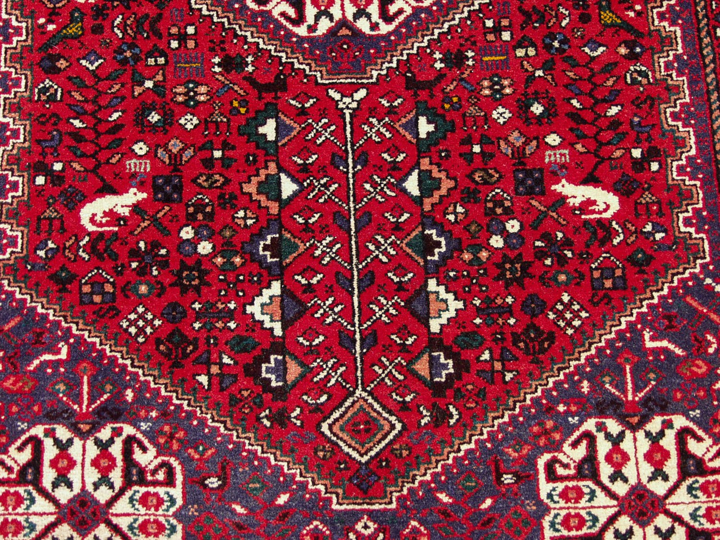 3.5x5 Vintage Abadeh Rug