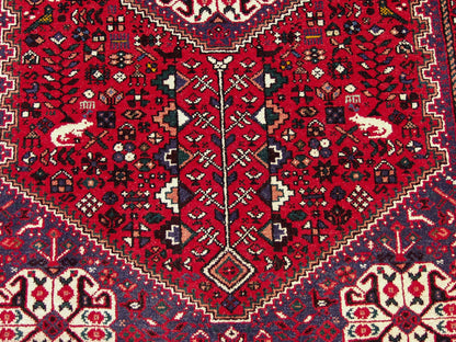 3.5x5 Vintage Abadeh Rug