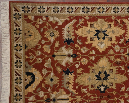 8x10 Vintage Armenian Sultanabad Design Carpet