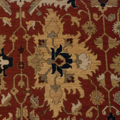 8x10 Vintage Armenian Sultanabad Design Carpet