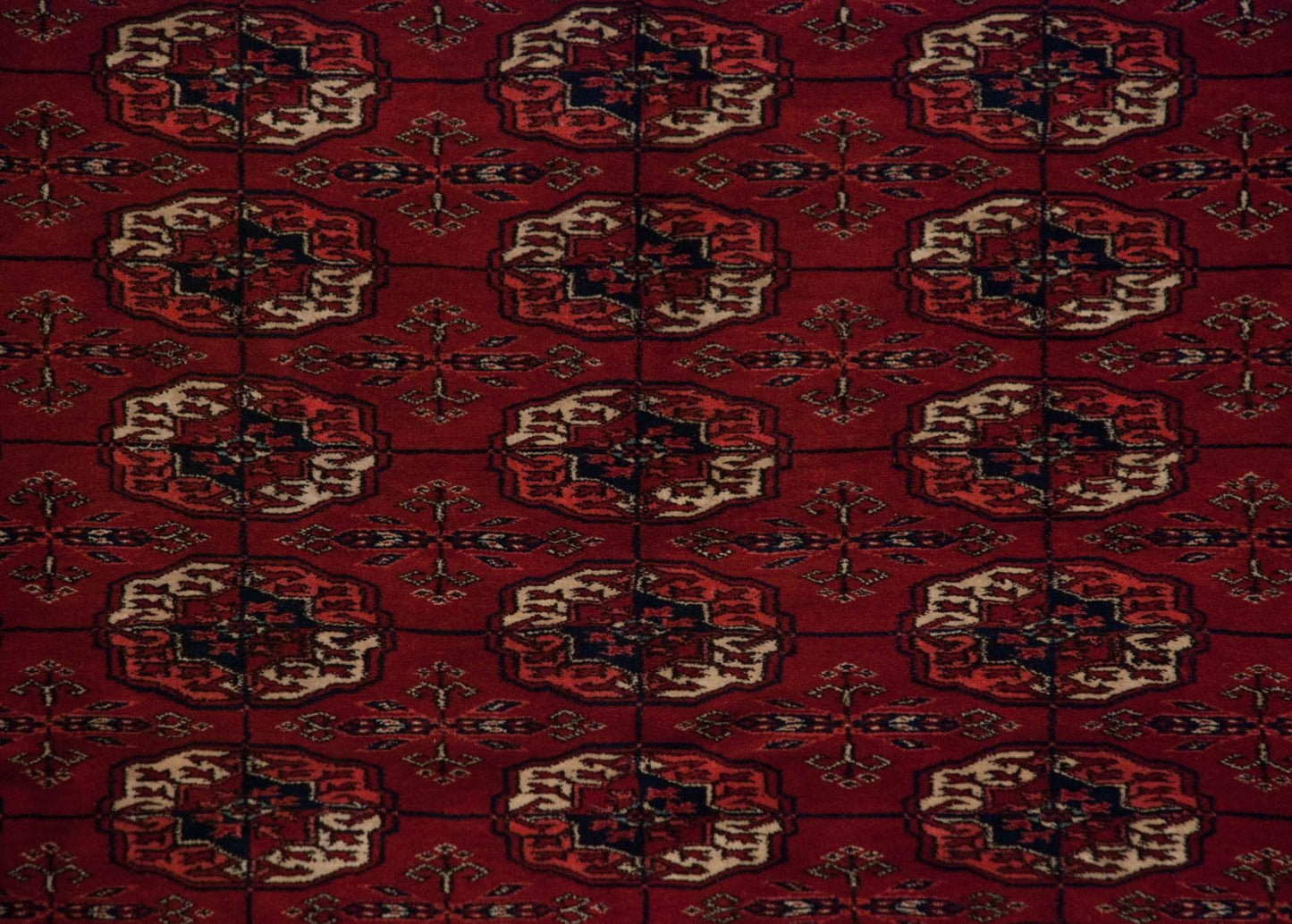 13x17.5 Vintage Fine Bokhara Carpet